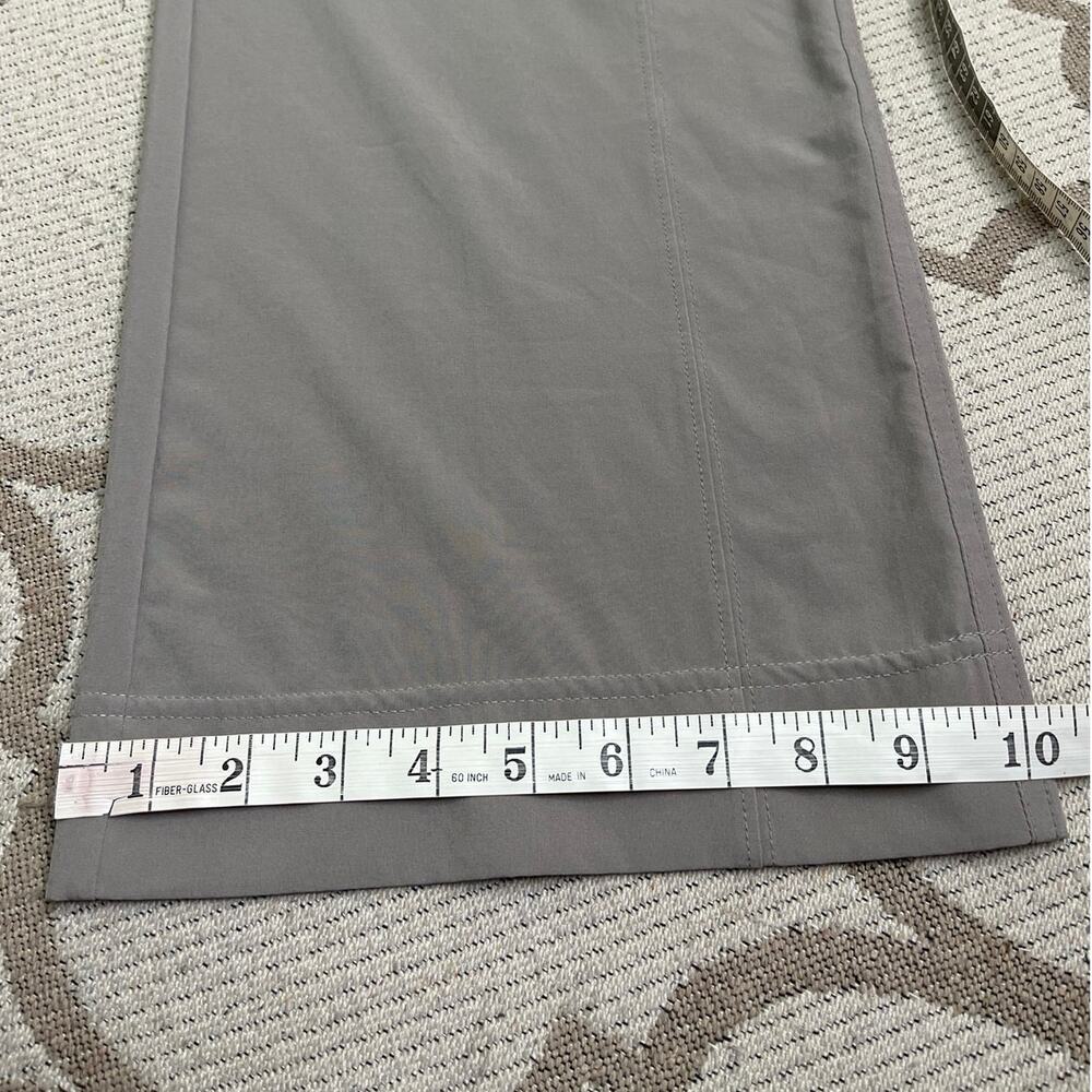 Athleta Chelsea Wide Leg Pants Gray Light Asphalt Size 6 Travel Athleisure - Picture 8 of 13